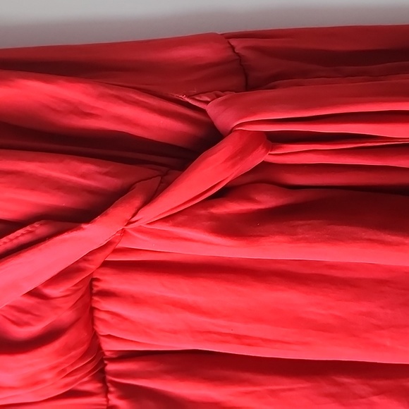 Zara Faux Wrap Tie Flowy Collared Tank Dress - Picture 4 of 6